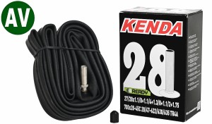 DĘTKA 700 X 28-45C AV 32mm długi gwint BOX molded