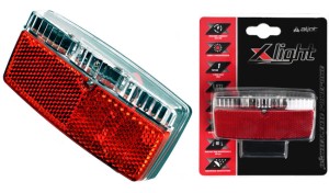 LAMPA TYŁ X-LIGHT NA BAGAŻNIK 2 SUPER LED - PRĄDNICA I PODTRZYMANIE (XC-120C)