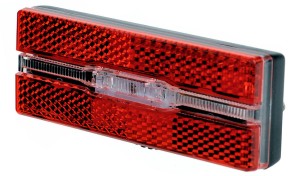 LAMPA TYŁ X-LIGHT NA BAGAŻNIK 2 SUPER LED - 2xAAA BATERIE  (JY-6500)