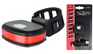 LAMPA TYŁ X-LIGHT XC-384R COB LED 20LM, 180ST.,USB-C