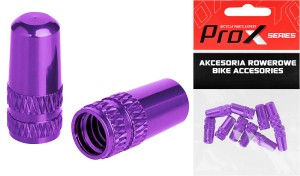 NAKRĘTKA NA ZAWÓR PROX FV-02 PRESTA MAGENTA ALUMINIOWA
