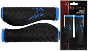 CHWYTY VELO PROX VLG-1133AD2 130mm NIEBIESKO-CZARNE COMFORT GEL