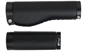 CHWYTY PROX GP-451 CZARNE 130-92MM SKÓRA ECO 2xSKRĘCANE