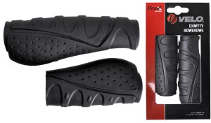 CHWYTY VELO PROX VLG-709-2AD3 130/92mm CZARNE COMFORT GEL