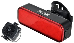 LAMPA TYŁ PROX AURIGA COB LED 300Lm, 800mAh, USB-C, PILOT, BRAKE, ALARM, SAFE, MEMORY MODE