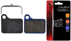 KLOCKI HAMULCA TARCZOWEGO  PROX ORGANICZNE SHIMANO DEORE M555 /C900/901/NEXAVE BP-15+SP-15