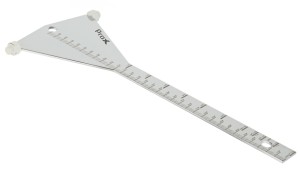 KLUCZ  PROX KALIBRATOR DO CENTROWNICY TT-92 Z PODZIAŁKĄ, SREBRNY