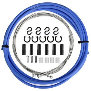 PANCERZ HAMULCA PROX ZESTAW NIEBIESKI 2,5M (LINKI, KOŃCÓWKI)