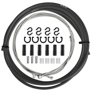 PANCERZ HAMULCA PROX ZESTAW CZARNY 2,5M (LINKI, KOŃCÓWKI)