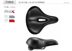 SIODEŁKO VELO  PROX  VL-6115E  ELASTOMER, D2, ZONE FULL CUT, GEL