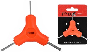 KLUCZ  PROX IMBUSOWY TYPU Y 2,5-3-4MM POMARAŃCZOWY