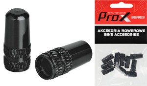 NAKRĘTKA NA ZAWÓR PROX FV-02 PRESTA CZARNA, ALUMINIOWA