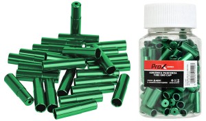 KOŃCÓWKA PANCERZA PRZERZUTKI PROX ALU ZIELONA (BUTELKA 100 szt.)