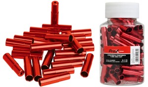 KOŃCÓWKA PANCERZA PRZERZUTKI PROX ALU CZERWONA (BUTELKA 100 szt.)