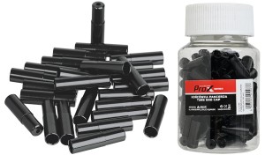 KOŃCÓWKA PANCERZA PRZERZUTKI PROX ALU CZARNA (BUTELKA 100 szt.)