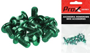 ŚRUBY PROX TARCZY HAMULCOWEJ ZIELONE M5x10MM (12 szt.)