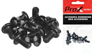 ŚRUBY PROX TARCZY HAMULCOWEJ CZARNE M5x10MM (12 szt.)