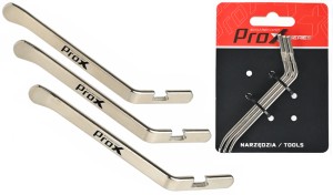 ŁYŻKI DO OPON PROX METALOWE 3 SZT.120 MM.SREBRNE