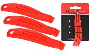ŁYŻKI DO OPON PROX PLASTIKOWE 3 SZT.110 MM.CZERWONE
