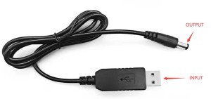 KABEL PROX USB DO AKUMULATORA 4400mAH, (8,4V 0,7A)