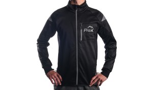 KURTKA PROX SUPREME ROZM.XL SOFTSHELL CZARNA Z ODBLASKAMI, KIESZEŃ