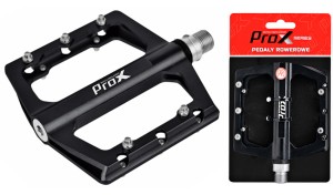PEDAŁY  PROX STIG 24 CZARNE ALUMINIOWE PLATFORMA PINY OŚ CR-MO