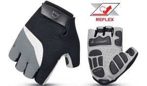 RĘKAWICZKI PROX KRÓTKIE ULTIMATE SZARE M GEL PRO, AIR VENT, REFLEX