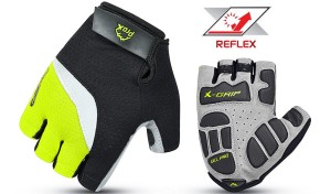 RĘKAWICZKI PROX KRÓTKIE ULTIMATE LIMONKOWE XL GEL PRO, AIR VENT, REFLEX