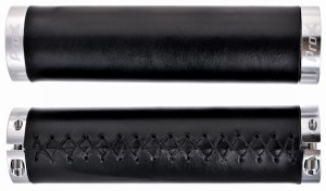 CHWYTY PROX GP-91B CZARNE 130MM SKÓRA ECO SKRĘCANE