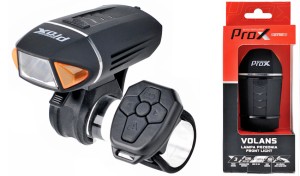 LAMPA PRZÓD PROX VOLANS 350 Lm, 1800 mAh, PILOT, USB