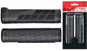 CHWYTY VELO PROX VLG-1889D2 129MM, GEL, MICROTECH , SKRĘCANE