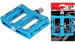 PEDAŁY  PROX STIG NIEBIESKIE ALUMINIOWE PLATFORMA PINY OŚ CR-MO