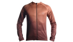 KOSZULKA PROX JERSEY PINE BRĄZOWY ROZM.XL DŁUGI RĘKAW, ZAMEK, KIESZENIE