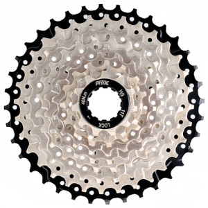 KASETA PROX  9-RZĘDOWA 11-36 SREBRNO-CZARNA