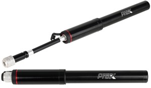 POMPKA  PROX CNC FEN II MINI ALU WĘŻYK, MANOMETR, CZARNA AV/FV