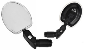 LUSTERKO  PROX VISION MR-54 PODŚWIETLONE, OWALNE, OBRACANE