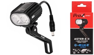 LAMPA PRZÓD PROX ASTER II x POWER CREE, E-BIKE DC 5-15V