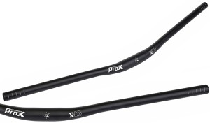 KIEROWNICA  PROX GIĘTA 31,8/740/10mm ALU CZARNA MATOWA