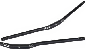 KIEROWNICA  PROX GIĘTA 31,8/780/15mm ALU CZARNA MATOWA