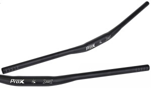 KIEROWNICA  PROX GIĘTA X35/780/15mm ALU CZARNA MATOWA