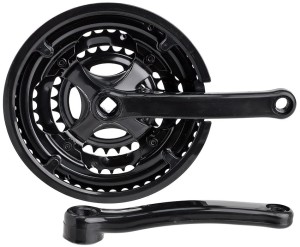 MECHANIZM KORBOWY  PROX 48/38/28Z STAL CZARNY Z OSŁONĄ 170MM