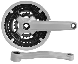 MECHANIZM KORBOWY  PROX 42/34/24Z STAL SZARY Z OSŁONĄ 170MM