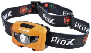 LAMPA PRZÓD PROX CZOŁOWA CYGNUS POMARAŃCZOWA 3 LED, 3xAAA (491) 145 Lm