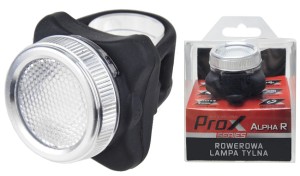 LAMPA TYŁ PROX  ALPHA R COB LED CZERWONO-NIEBIESKI, 30Lm,USB