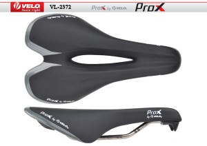 SIODEŁKO VELO  PROX  VL-2372 TRIATHLON CZARNO/SZARE