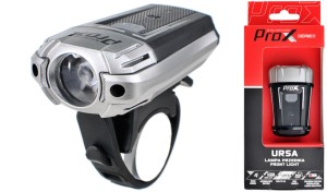 LAMPA PRZÓD PROX URSA 1-LED 300 Lm USB CZARNA 1200mAh