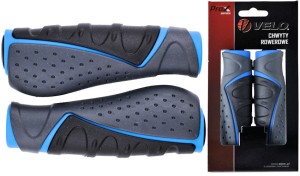 CHWYTY VELO PROX VLG-709AD3 130mm NIEBIESKO-CZARNO-SZARE COMFORT GEL