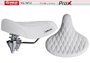 SIODEŁKO VELO  PROX  VL-767-3 BIAŁE CRUISER