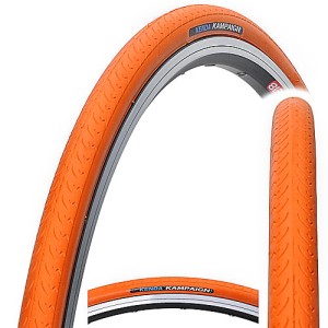 OPONA KENDA 700 X 23C K177 KAMPAIGN 30TPI POMARAŃCZOWA