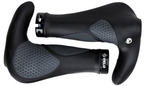 CHWYTY VELO PROX VLG-1185AD3 138mm CZARNE ROGI SKRĘCANE